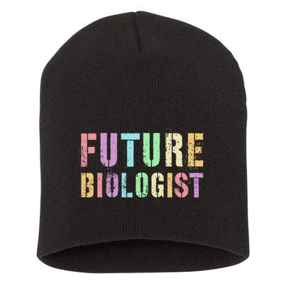 Tiny Future Biologist In Training Life Sciences Bio Short Acrylic Beanie