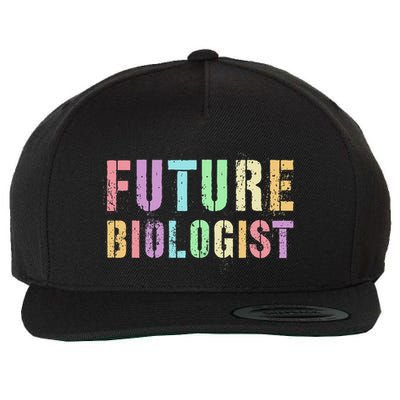 Tiny Future Biologist In Training Life Sciences Bio Wool Snapback Cap