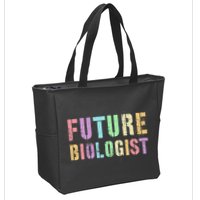 Tiny Future Biologist In Training Life Sciences Bio Zip Tote Bag