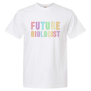 Tiny Future Biologist In Training Life Sciences Bio Garment-Dyed Heavyweight T-Shirt