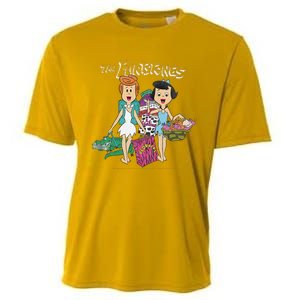 The Flintstones Betty Rubble & Wilma Flintstone Shopping Cooling Performance Crew T-Shirt