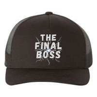 The Final Boss Rock Lightning Wrestling Rock Final Boss Yupoong Adult 5-Panel Trucker Hat