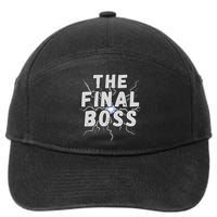 The Final Boss Rock Lightning Wrestling Rock Final Boss 7-Panel Snapback Hat