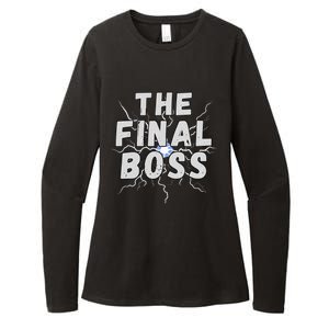 The Final Boss Rock Lightning Wrestling Rock Final Boss Womens CVC Long Sleeve Shirt