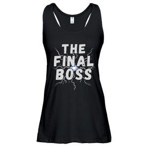 The Final Boss Rock Lightning Wrestling Rock Final Boss Ladies Essential Flowy Tank