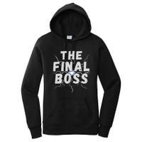 The Final Boss Rock Lightning Wrestling Rock Final Boss Women's Pullover Hoodie