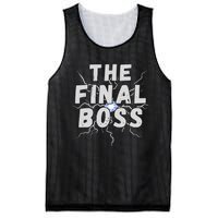 The Final Boss Rock Lightning Wrestling Rock Final Boss Mesh Reversible Basketball Jersey Tank