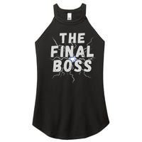 The Final Boss Rock Lightning Wrestling Rock Final Boss Women's Perfect Tri Rocker Tank