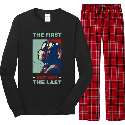 The First But Not The Last Kamala Harris 2024 Vice President Long Sleeve Pajama Set