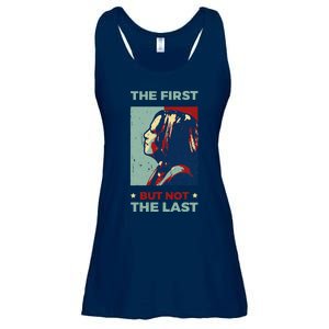 The First But Not The Last Kamala Harris 2024 Vice President Ladies Essential Flowy Tank