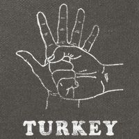 Turkey Fist Bump Silly Funny Sarcastic Thanksgiving Family Cotton Canvas Backpack