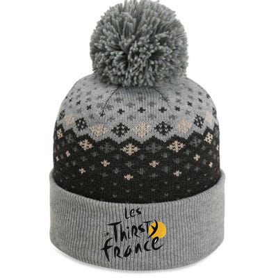 Thirsty France Bold Design The Baniff Cuffed Pom Beanie