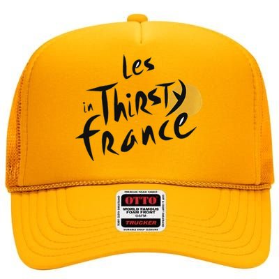 Thirsty France Bold Design High Crown Mesh Back Trucker Hat