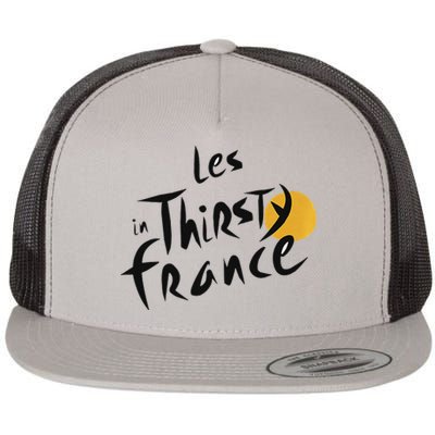 Thirsty France Bold Design Flat Bill Trucker Hat