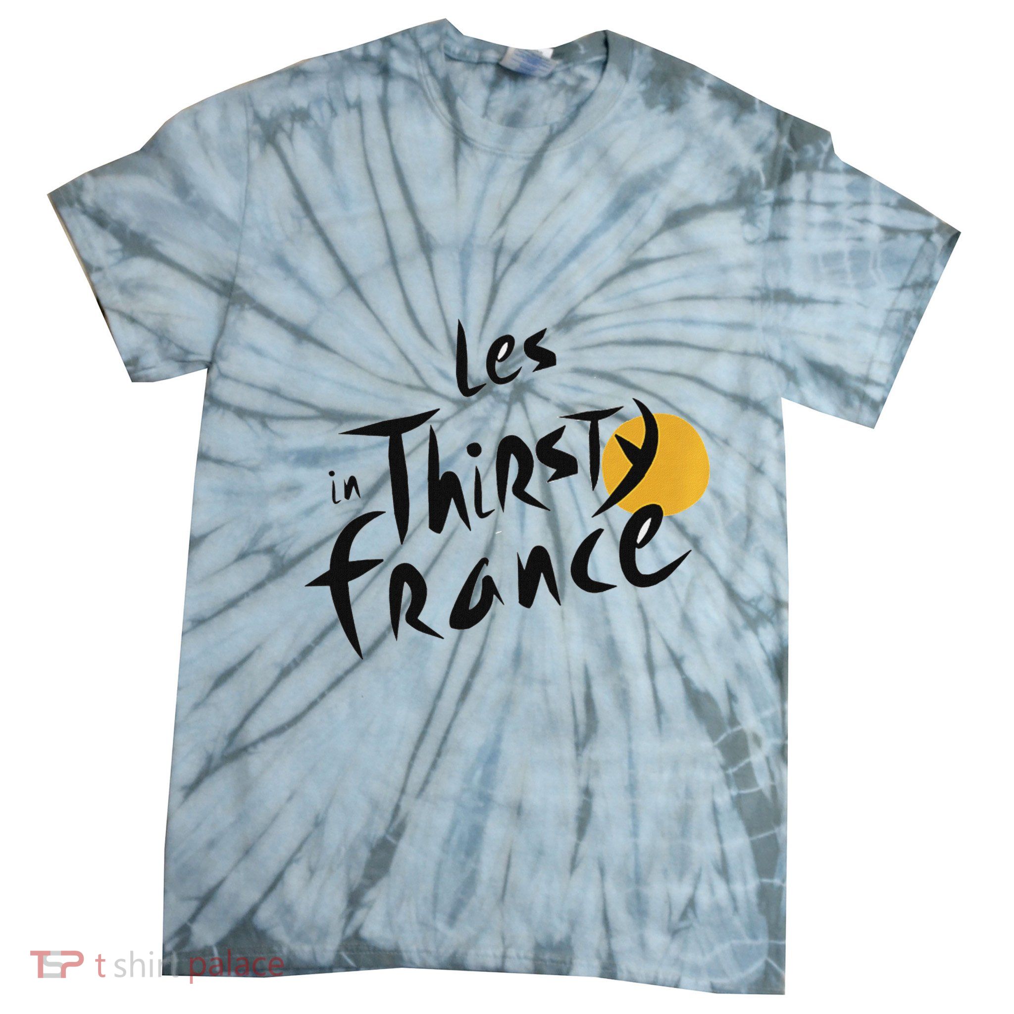 Thirsty France Bold Design Tie-Dye T-Shirt
