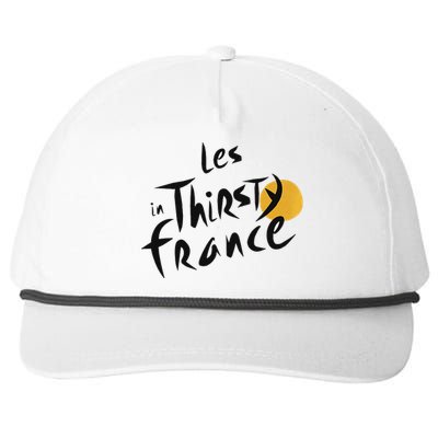 Thirsty France Bold Design Snapback Five-Panel Rope Hat