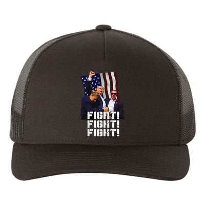 Trump Fight Bold Fighting Design Yupoong Adult 5-Panel Trucker Hat