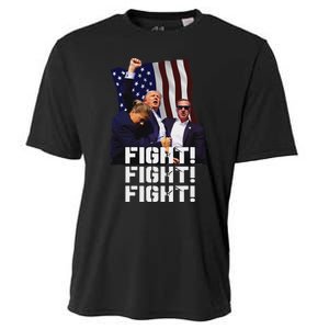 Trump Fight Bold Fighting Design Cooling Performance Crew T-Shirt