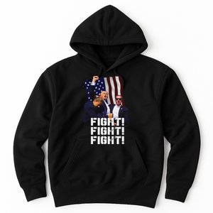 Trump Fight Bold Fighting Design Hoodie