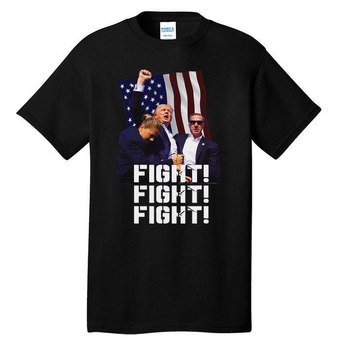 Trump Fight Bold Fighting Design Tall T-Shirt