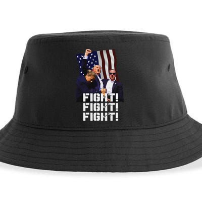 Trump Fight Bold Fighting Design Sustainable Bucket Hat