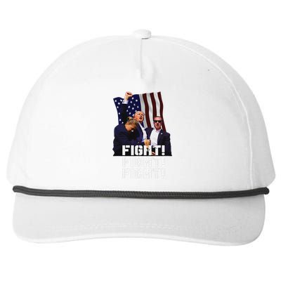 Trump Fight Bold Fighting Design Snapback Five-Panel Rope Hat