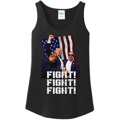 Trump Fight Bold Fighting Design Ladies Essential Tank