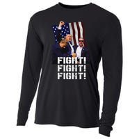 Trump Fight Bold Fighting Design Cooling Performance Long Sleeve Crew