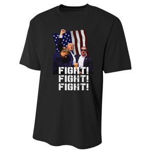 Trump Fight Bold Fighting Design Performance Sprint T-Shirt