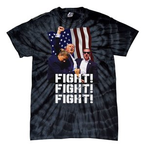 Trump Fight Bold Fighting Design Tie-Dye T-Shirt