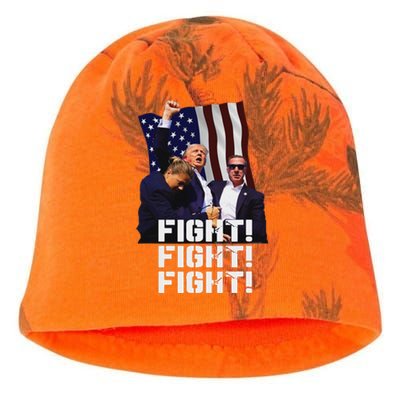 Trump Fight Bold Fighting Design Kati - Camo Knit Beanie