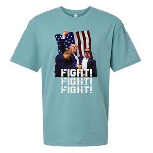 Trump Fight Bold Fighting Design Sueded Cloud Jersey T-Shirt