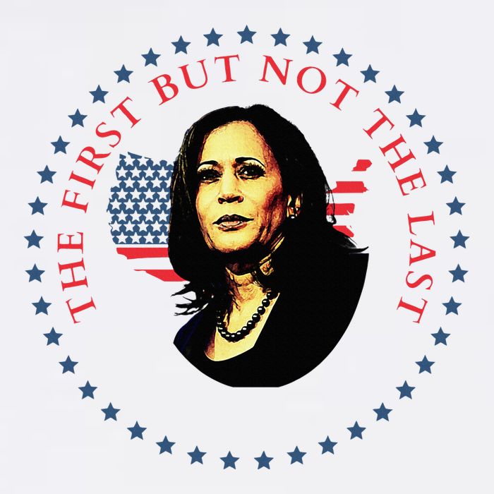 The First But Not The Last Kamala Harris Sustainable Bucket Hat