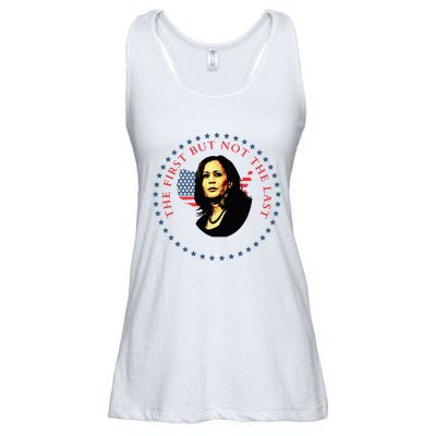 The First But Not The Last Kamala Harris Ladies Essential Flowy Tank