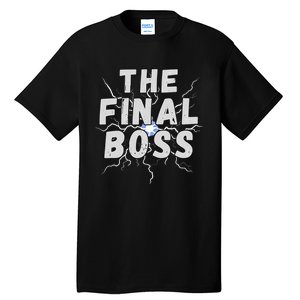 The Final Boss Rock Lightning Wrestling Rock Final Boss Tall T-Shirt