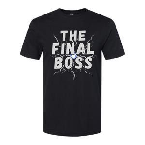 The Final Boss Rock Lightning Wrestling Rock Final Boss Softstyle CVC T-Shirt