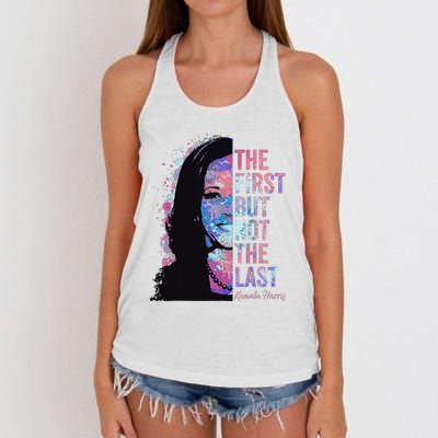 The First But Not The Last Women's Knotted Racerback Tank