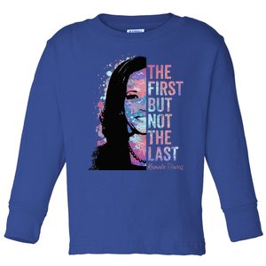 The First But Not The Last Kamala Harris 2024 Vice President Toddler Long Sleeve Shirt