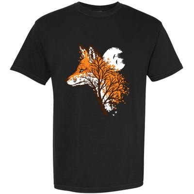 Tree Fox Beautiful Animal Garment-Dyed Heavyweight T-Shirt