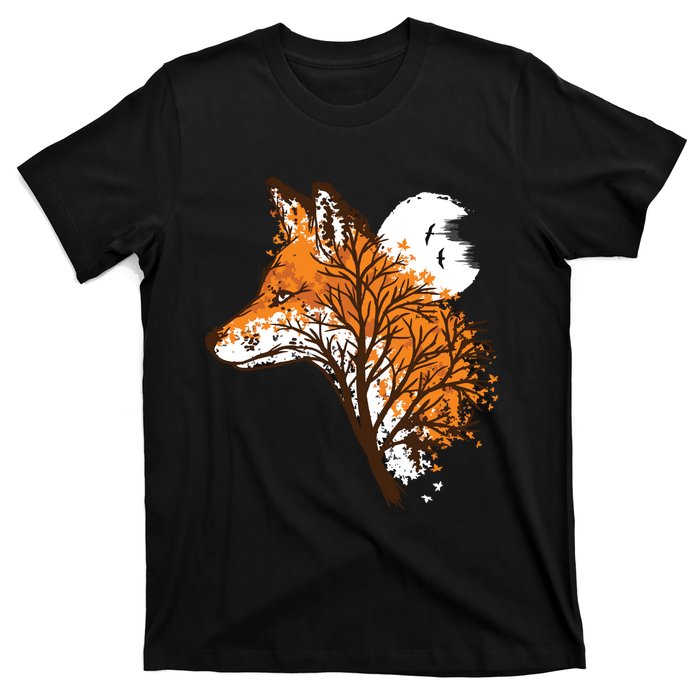 Tree Fox Beautiful Animal T-Shirt