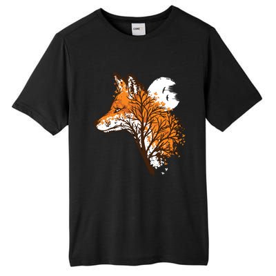 Tree Fox Beautiful Animal Tall Fusion ChromaSoft Performance T-Shirt