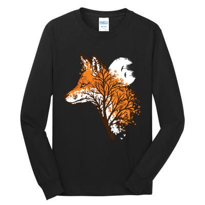 Tree Fox Beautiful Animal Tall Long Sleeve T-Shirt