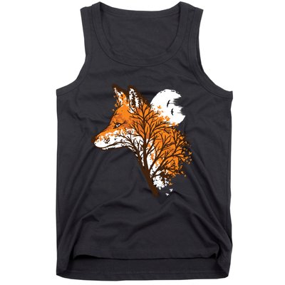 Tree Fox Beautiful Animal Tank Top