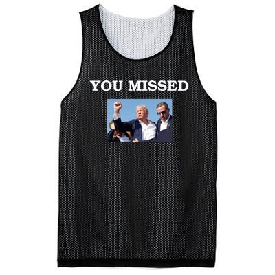 Trump Fist Bump Shot At You Missed Mesh Reversible Basketball Jersey Tank