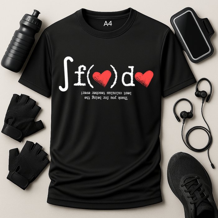 Thanks For Being The Best Calculus Teacher Ever Cooling Performance Crew T-Shirt