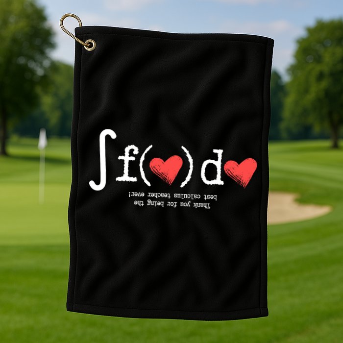 Thanks For Being The Best Calculus Teacher Ever Golf Towel