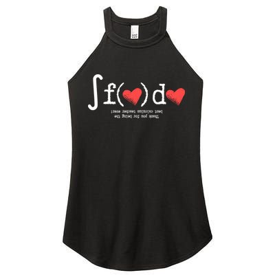 Thanks For Being The Best Calculus Teacher Ever Women's Perfect Tri Rocker Tank