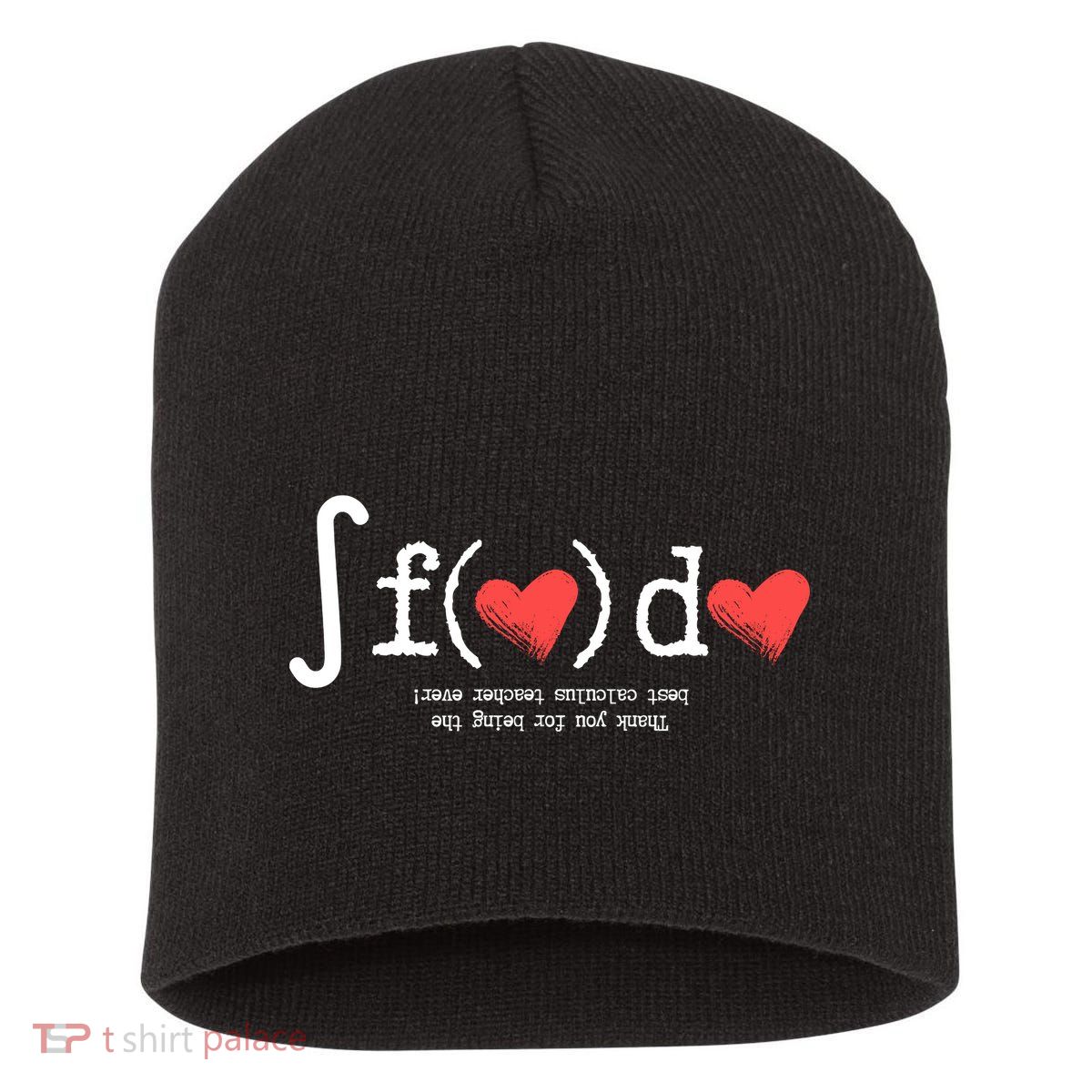 Thanks For Being The Best Calculus Teacher Ever Short Acrylic Beanie