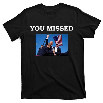 Trump Fist Bump You Missed 2024 T-Shirt