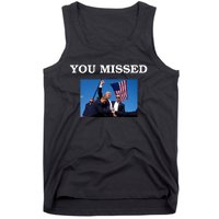 Trump Fist Bump You Missed 2024 Tank Top